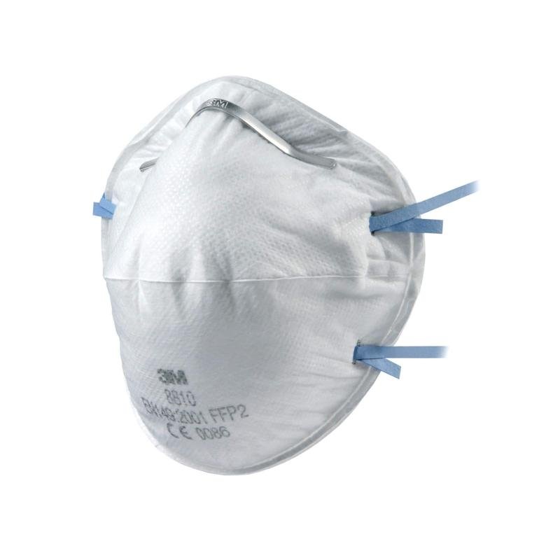Maschera antiparticolato 3M™, FFP2, senza valvola, 8810 | Cartone (12 confezioni)