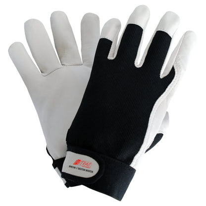NITRAS DEXTER WINTER, guanti da meccanico, grigio/nero