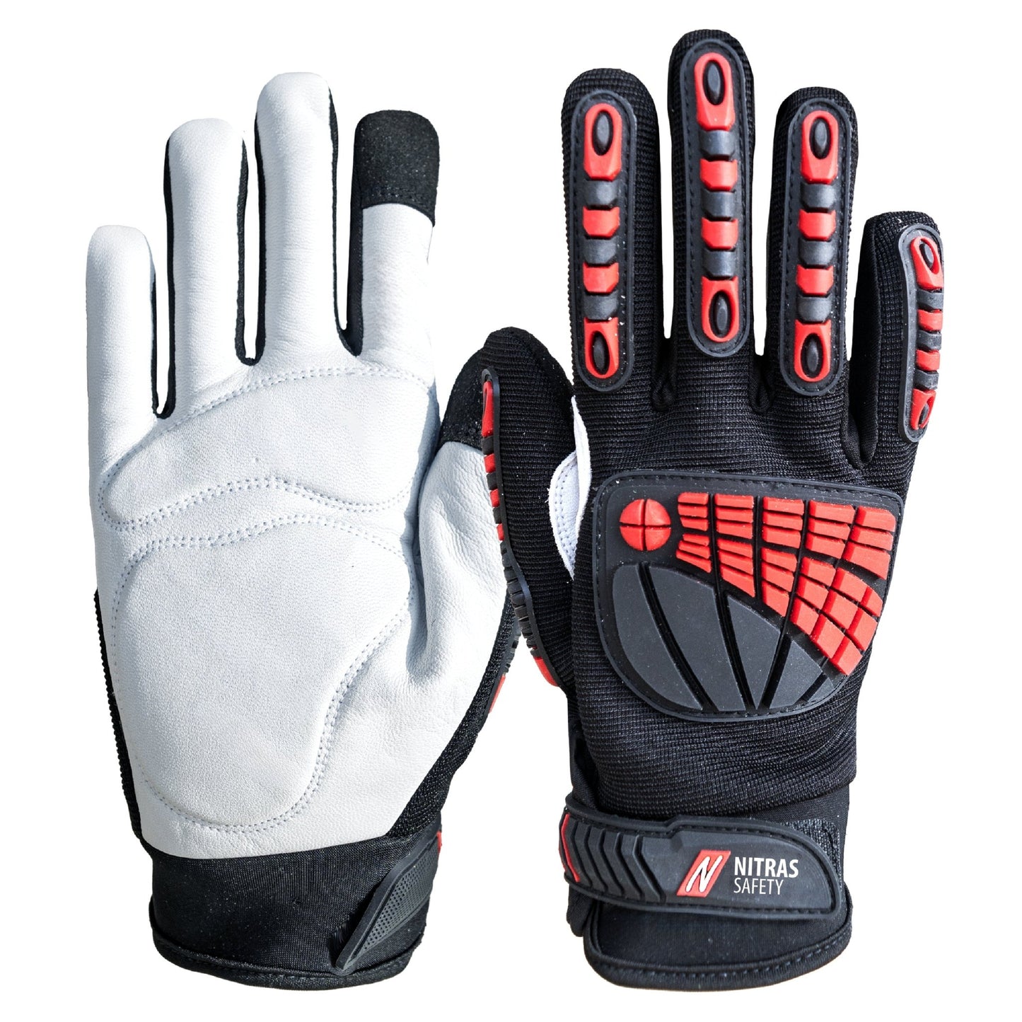 NITRAS DEXTER ULTIMATE, guanti da meccanico, nero/grigio