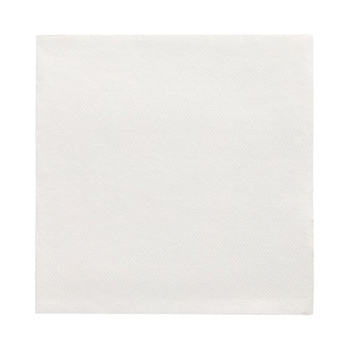 Una PAPSTAR GmbH 50 tovaglioli "DAILY Collection" 1/4 piega (32 x 32 cm) è distesa su un fondo bianco e mostra la sua superficie liscia e leggermente strutturata - ideale per decorazioni da tavola di alta qualità o eventi festivi.
