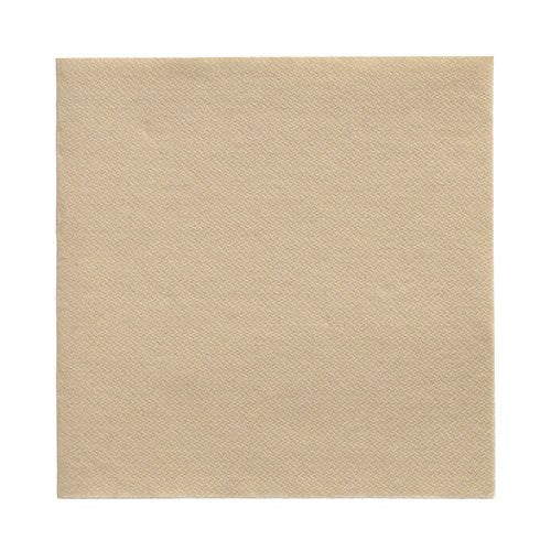 Un singolo tovagliolo PAPSTAR 50 tovaglioli "DAILY Collection" 1/4 piega (32 x 32 cm) della PAPSTAR GmbH è mostrato non utilizzato su sfondo bianco e fotografato dall'alto per evidenziare la sua forma quadrata e la sua texture sottile.
