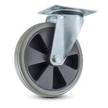 Ruote piroettanti Numatic PU, 200 mm, grigie | Confezione (1 pezzo)