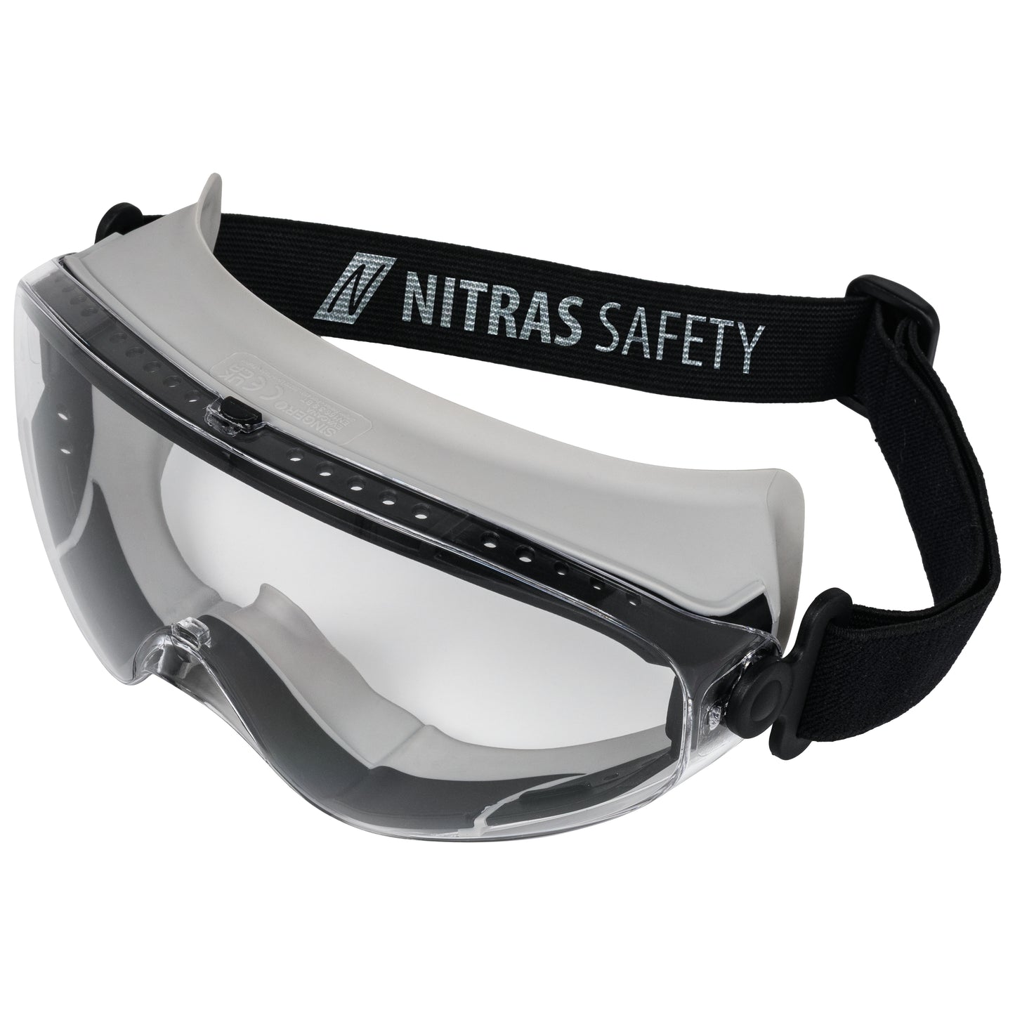 NITRAS VISION PROTECT, occhiali a maschera integrale, EN 166 PVC | Confezione (12 pezzi)