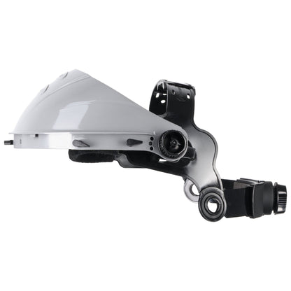 Visiera NITRAS PROTECT, trasparente / nera, plastica EN 166 | Confezione (1 pezzo)