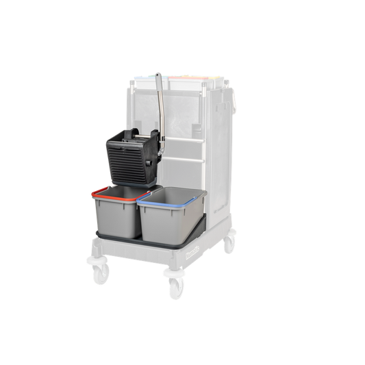 Numatic SRK1S nero - Pressa universale VA, secchio 2 x 17 L grigio, vasca per secchio | Confezione (1 pezzo)