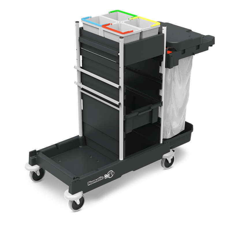 Carrello per pulizia Numatic SM1 (Reflo) senza set di presse (modello base ProCar 7 Plus) | Confezione (1 pezzo)