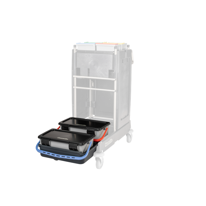 Numatic SRK 25 - 2 x Mopbox Mopmatic MK1 e ciotola per MK1 nero incl. vite di fissaggio | Confezione (1 pezzo)