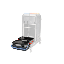 Numatic SRK 25 - 2 x Mopbox Mopmatic MK1 e ciotola per MK1 nero incl. vite di fissaggio | Confezione (1 pezzo)
