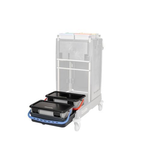 Numatic SRK 25 - 2 x Mopbox Mopmatic MK1 e ciotola per MK1 nero incl. vite di fissaggio | Confezione (1 pezzo)