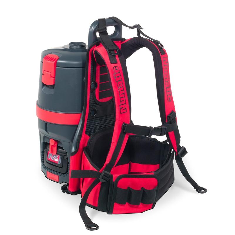 Aspirapolvere a zaino Numatic a batteria RSB150NX/1, grafite, set di accessori AA30E | Confezione (1 pezzo)