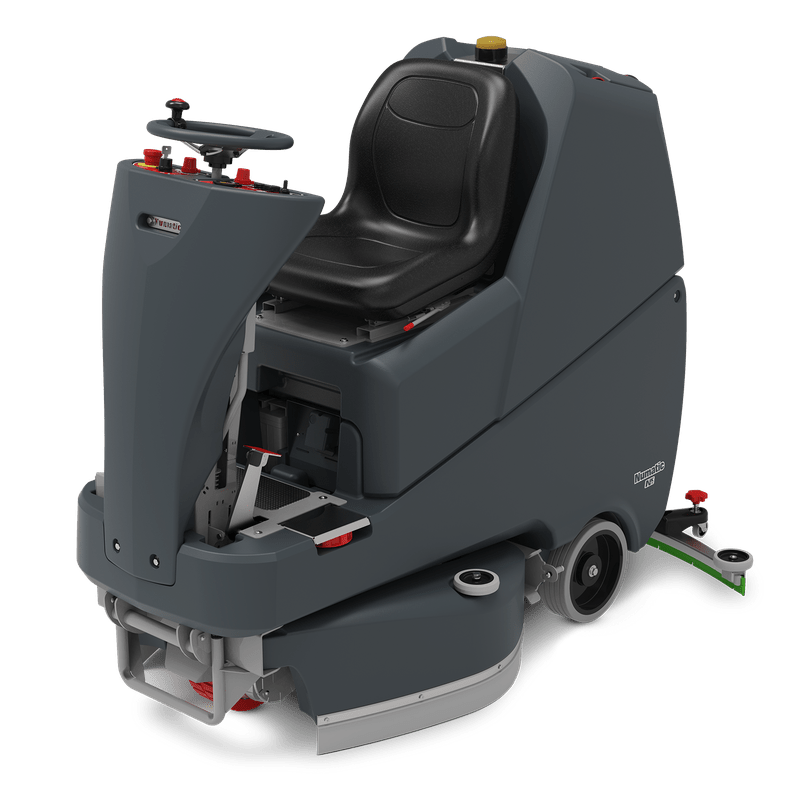 Lavasciuga uomo a bordo Numatic TVL850/150T, incl. integrato. Pack Caricabatterie e 3 uffici TenTec (1 pezzo)