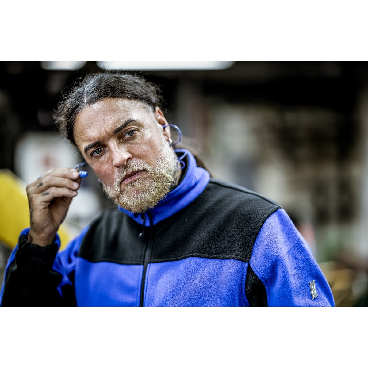 NITRAS MUTE PLUGS, tappi per la protezione dell'udito, blu, EN 352-2 metallo | Confezione (48 pezzi)