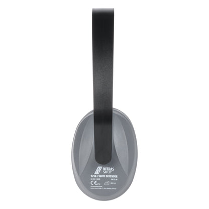 NITRAS MUTE DEFENDER, cuffie antirumore, antracite / nero, plastica EN 352-1 | Confezione (1 pezzo)