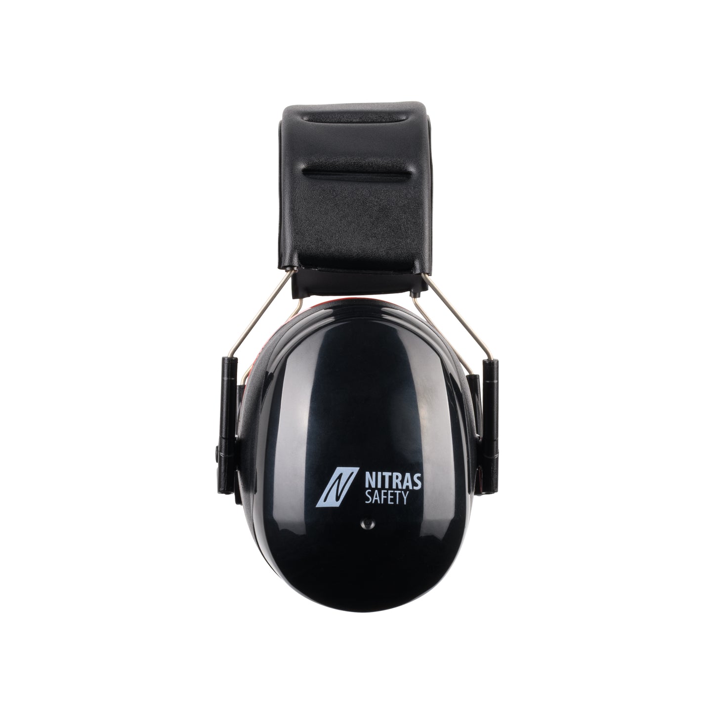 NITRAS MUTE DEFENDER PRO, cuffie antirumore, nero / rosso, plastica EN 352-1 | Confezione (1 pezzo)