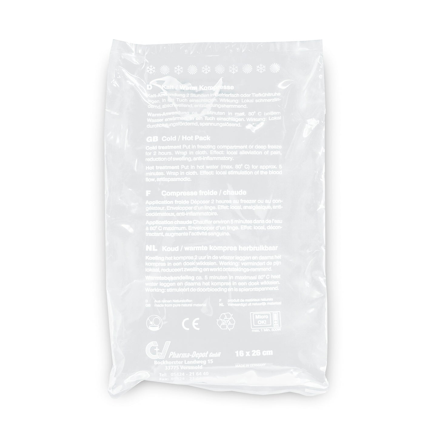 Impacco freddo-caldo | 1 compressa