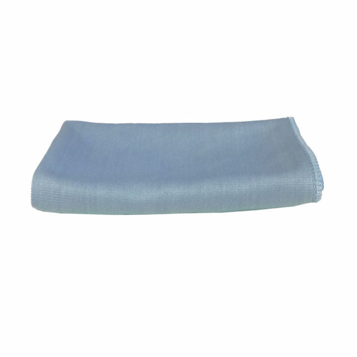 Su uno sfondo bianco semplice è raffigurato un panno in microfibra Arcora FINE-LINE MICROFASER GLASTUCH 40 x 40 cm di Arcora International GmbH, ideale per la pulizia senza striature delle superfici in vetro.