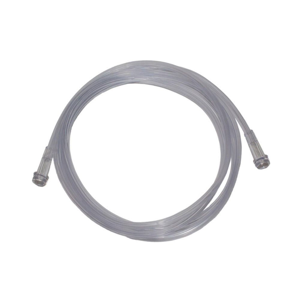 Der Asid Bonz Sauerstoff Verbindungsschlauch von Servoprax GmbH ist ein 213 cm langer, gewickelter, transparenter Kunststoffschlauch mit Anschlüssen an beiden Enden, ideal für die Übertragung von Flüssigkeiten oder Luftströmen. Sein knicksicheres Design gewährleistet Haltbarkeit und Zuverlässigkeit bei verschiedenen Anwendungen. Packung enthält 1 Stück.