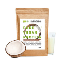 Proteine ​​vegane bio in polvere di cocco senza soia