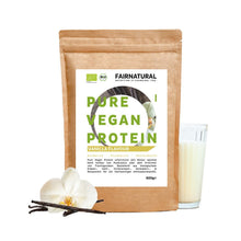 Proteine in polvere vegane biologiche alla vaniglia senza soia