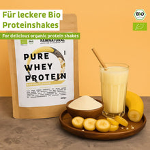 Banana in polvere di proteine del siero di latte biologiche