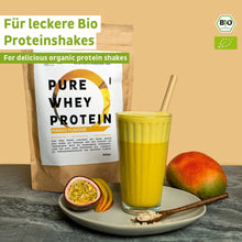 Mango in polvere di proteine del siero di latte biologico