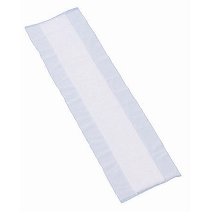 Il panno antipolvere TASKI flortex V3 di Diversey Deutschland GmbH & Co. OHG è un mop rettangolare bianco con bordi azzurri realizzato in materiale di alta qualità - perfetto per la pulizia accurata delle superfici.