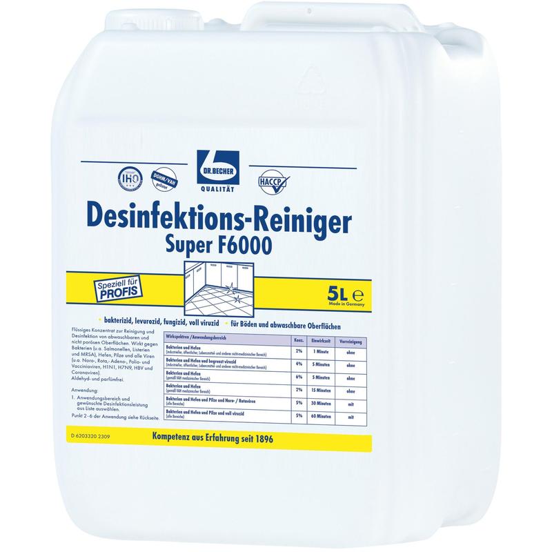 Dr. Becher Disinfezione Cleaner Super F6000