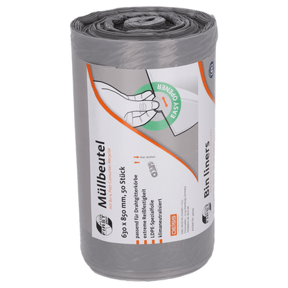 Sacchetti di immondizia DEISS First Plus PCR 80 litri, 34043