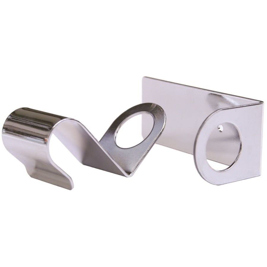 Il Dr. Schumacher Descoflex Wandhalter WH è un supporto da parete lucido e riflettente con un'apertura circolare e un gancio curvo che tiene oggetti cilindrici come aste o dispenser. Inclusa apertura per il fissaggio per un facile montaggio a parete. 1 pezzo di Dr. Schumacher GmbH.