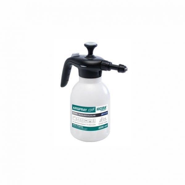 Arcora Arspray Tec-Two Foamer Spruzzatore 2000 Ml Grigio-Nero Epdm = Alcalino | Confezione (1 Pezzo) 