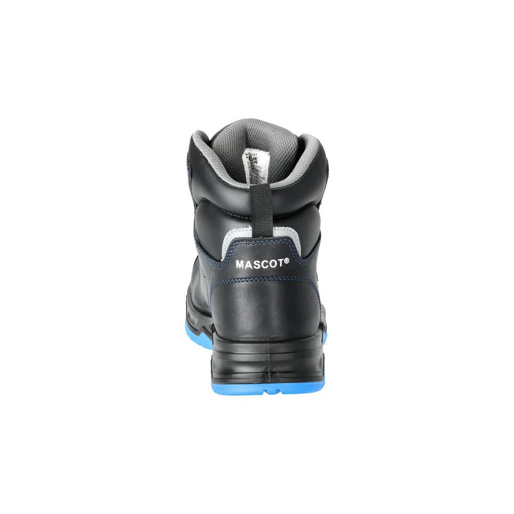 Stivali antinfortunistici S3 con lacci Stivali antinfortunistici Scarpe antinfortunistiche S3, nero/blu grano