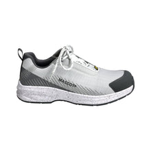 Scarpe antinfortunistiche S1PS, scarpe antinfortunistiche con lacci S1PS, bianco/grigio antracite