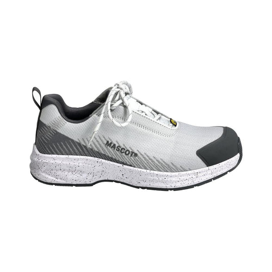 Scarpe antinfortunistiche S1PS, scarpe antinfortunistiche con lacci S1PS, bianco/grigio antracite