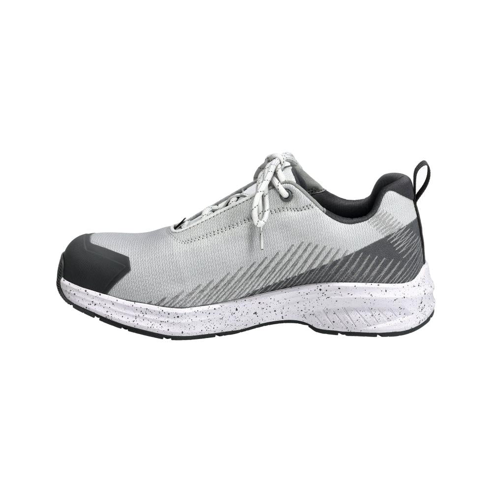 Scarpe antinfortunistiche S1PS, scarpe antinfortunistiche con lacci S1PS, bianco/grigio antracite