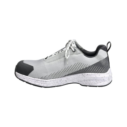 Scarpe antinfortunistiche S1PS, scarpe antinfortunistiche con lacci S1PS, bianco/grigio antracite