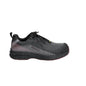 Scarpe antinfortunistiche S1PS, scarpe antinfortunistiche con lacci S1PS, grigio antracite/bordeaux