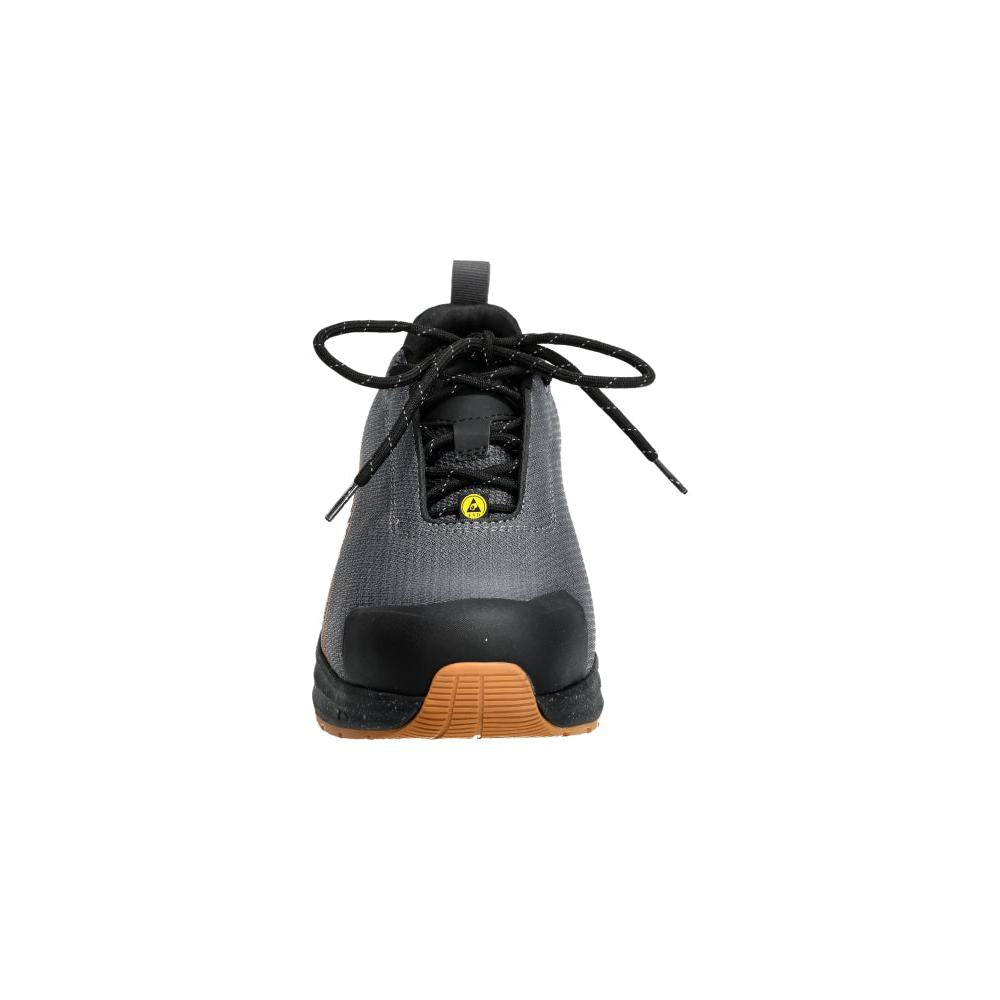 Scarpe antinfortunistiche S1PS, scarpe antinfortunistiche con lacci S1PS, grigio antracite/marrone noce