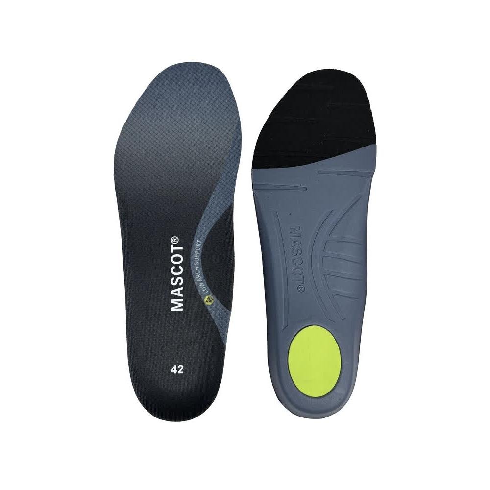 Solette, solette di supporto dell'arco plantare basso, nere