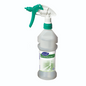 Una bottiglia spray verde-bianca con l'etichetta "Room Care R10 Pur-Eco, flacone di ricarica incl. fascia dispenser" di Diversey Deutschland GmbH & Co. OHG (0,3L), ecologica e adatta per Divermite/DQFM, su sfondo bianco.