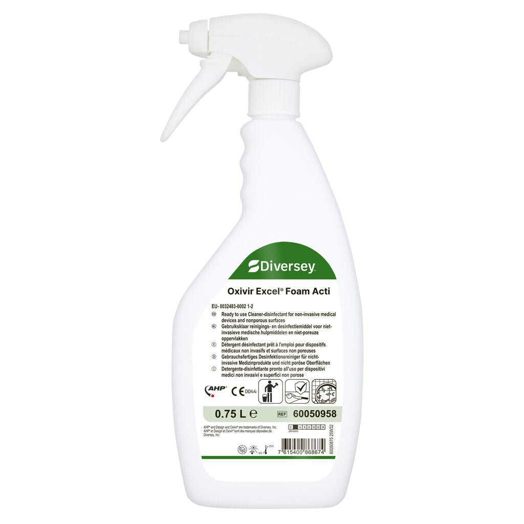 Oxivir Excel Schiuma Acti | Bottiglia (750 ml)