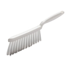 Der HANDBESEN, PBT TRANSP. GESCHLITZ ø 0,25MM WEICH (280x15x50 mm) von Haug Bürsten KG zeichnet sich durch weiche, gerade Borsten und einen langen Stiel aus, der auf einem schlichten weißen Hintergrund abgebildet ist.