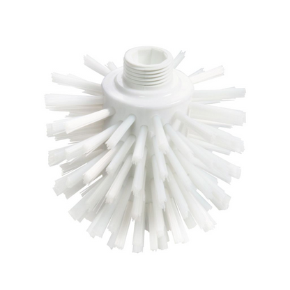 Questa spazzola Haug Wolfbürste PP PBT Ø0,50 mm Dura 135xØ120 mm di Haug Bürsten KG presenta una testa di spazzola rotonda con setole rigide svasate verso l'esterno, rendendola perfetta per compiti di pulizia. Inoltre, dispone di un attacco filettato sulla parte superiore per un facile fissaggio del manico, ideale per ambienti sicuri per alimenti.