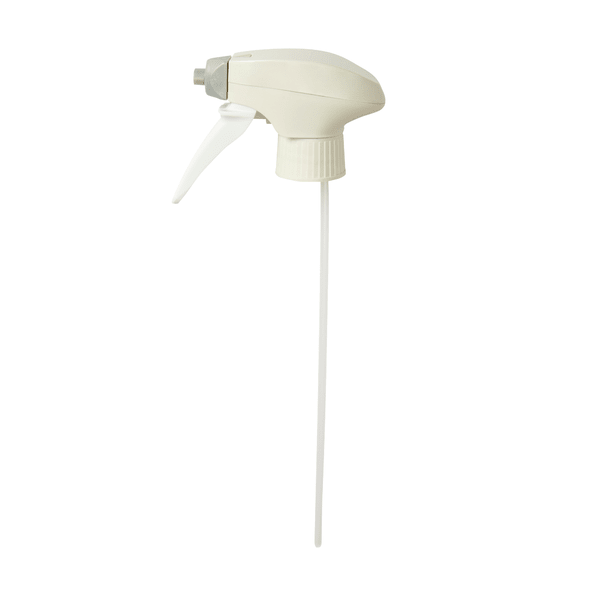 Una testa di rilascio PCR grigia Kiehl-Schaumsprühkopf con tappo di chiusura per bottiglie a pistone da 750 ml e bottiglie a imbuto da 500 ml della Johannes Kiehl KG, compatibile con il tipo Xon-forte, Kiehl-Desisan, Blutoxol e Kiehl-SanEco (confezione da 6).