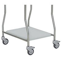 La vasca in plastica Novocal per raccoglitori quadrupli - NW74 o NW84 (1 pezzo) dispone di un fondo in metallo stabile con quattro ruote girevoli, una mensola piatta e gambe angolate, perfetta per la conservazione dei rifiuti. Marca: Novocal.