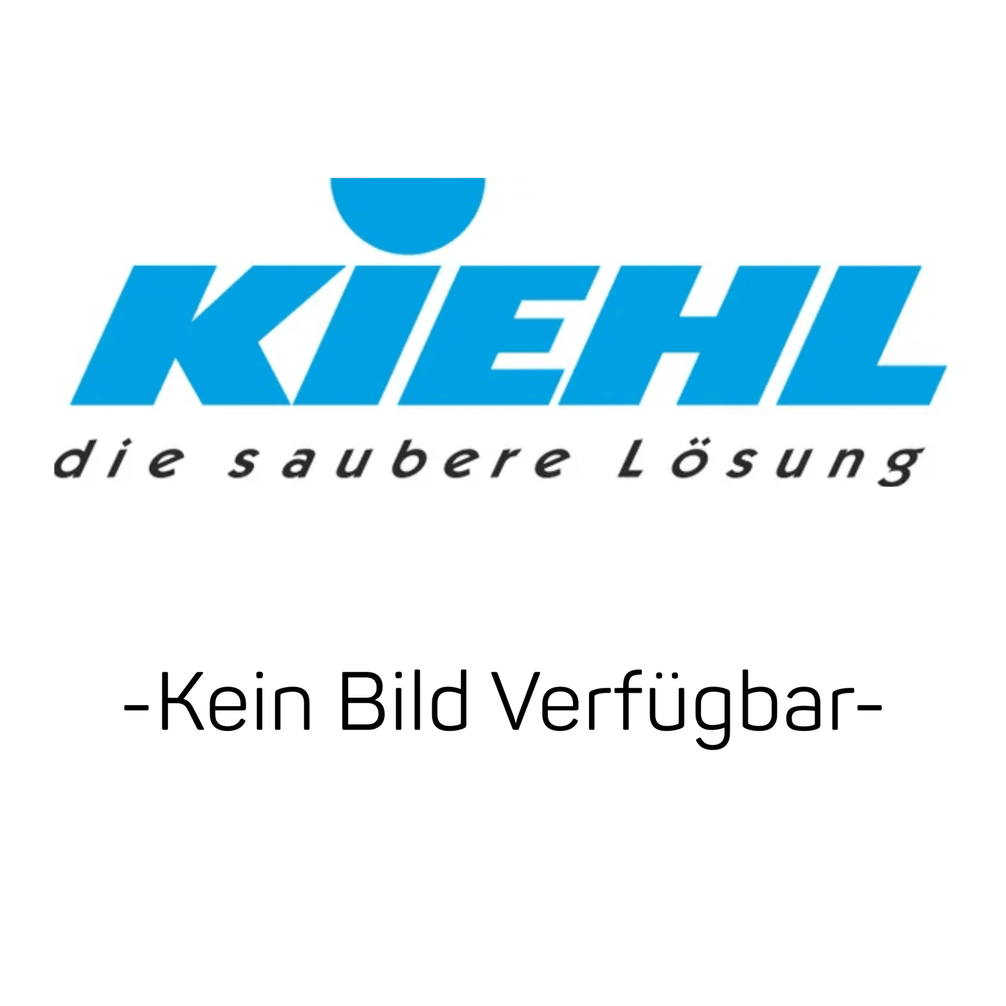 L'immagine mostra il logo della Johannes Kiehl KG con lo slogan "la soluzione pulita" e il testo tedesco "-Nessuna immagine disponibile-", il che suggerisce che per la spatola a doppia lama Kiehl larghezza 27 cm, per rimuovere l'olio di legno in eccesso, non è disponibile alcuna immagine.