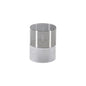 Papstar Candela LED Securit® Ø 8 cm grigia "Gracia"