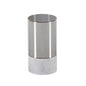 Papstar Candela LED Securit® Ø 8 cm grigia "Gracia"