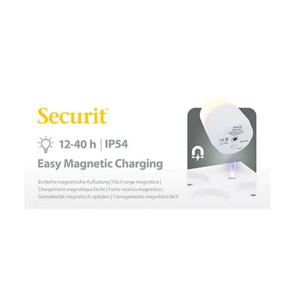 Papstar Confezione di ricarica Securit® 4 candeline LED Ø 4 cm x 5 cm "Amsterdam" tempo di illuminazione 12-40 ore
