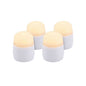 Papstar Confezione di ricarica Securit® 4 candeline LED Ø 4 cm x 5 cm "Amsterdam" tempo di illuminazione 12-40 ore