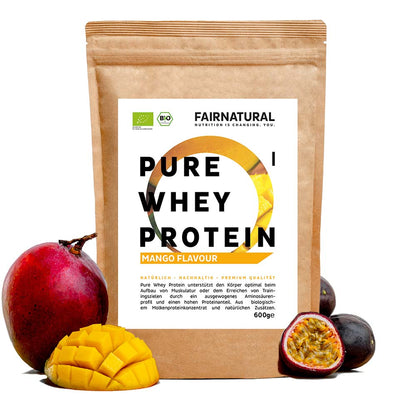 Mango in polvere di proteine del siero di latte biologico